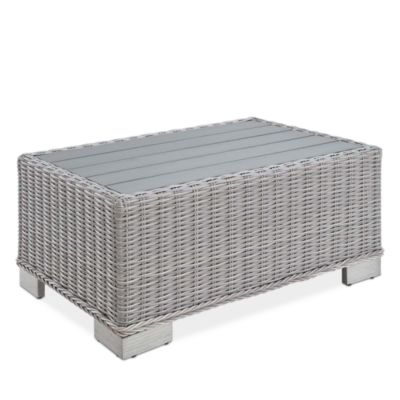  Conway 32" Outdoor Patio Wicker Rattan Coffee Table