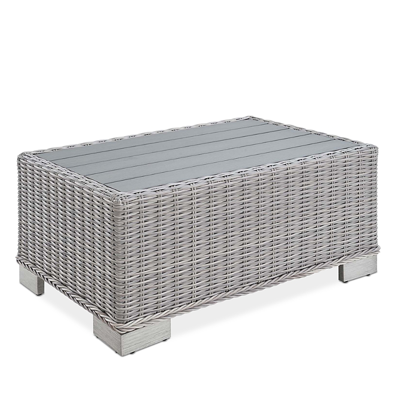 Modway Conway 32 Outdoor Patio Wicker Rattan Coffee Table