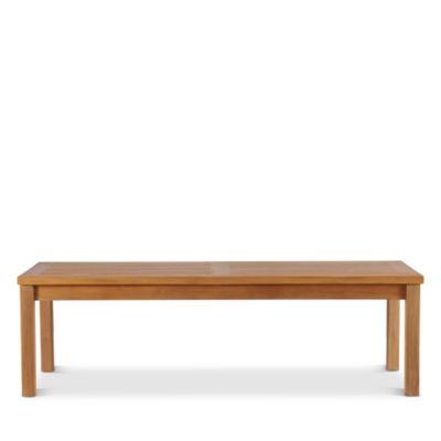  Upland Outdoor Patio Teak Wood Coffee Table