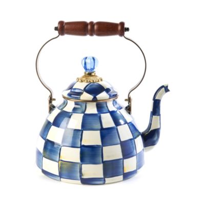 Mackenzie-Childs - Royal Check Tea Kettle