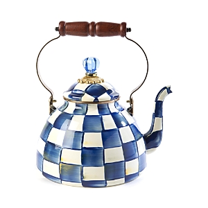 Photos - Kettle / Teapot MacKenzie-Childs Royal Check 3-Quart Tea Kettle No Color 89236-240