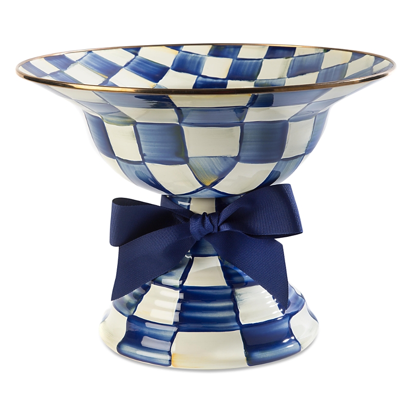 Mackenzie-childs Royal Check Compote - Large