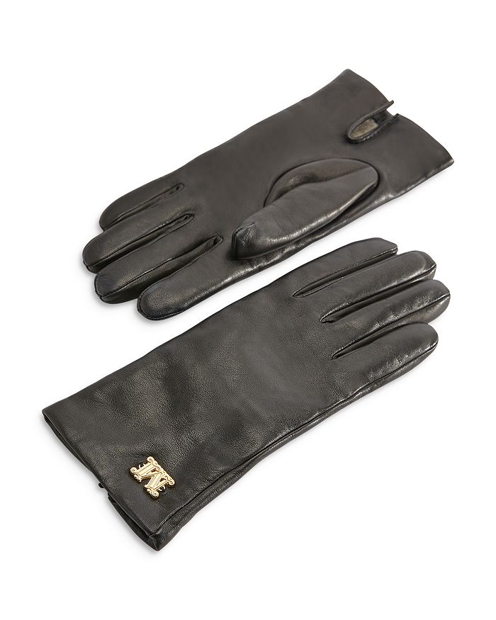 Max Mara Spalato Leather Gloves | Bloomingdale's