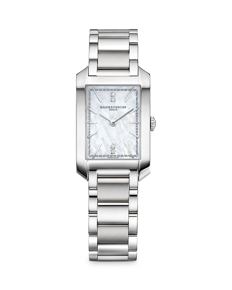 Baume & Mercier Hampton Watch, 22mm X 35mm In Silver