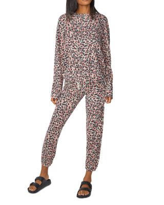cheetah print sweats