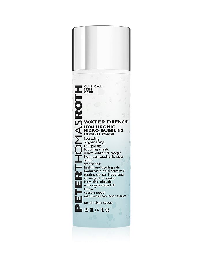 PETER THOMAS ROTH WATER DRENCH HYALURONIC MICRO-BUBBLING CLOUD MASK 4 OZ.,13-01-055