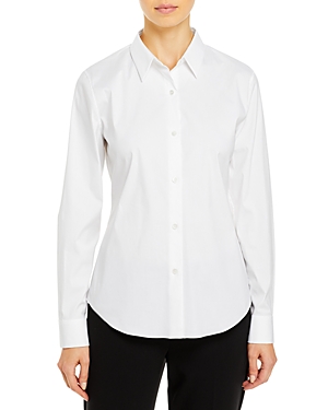 Theory Tenia Luxe Stretch Cotton Top Theory Tenia Luxe Stretch Cotton Top