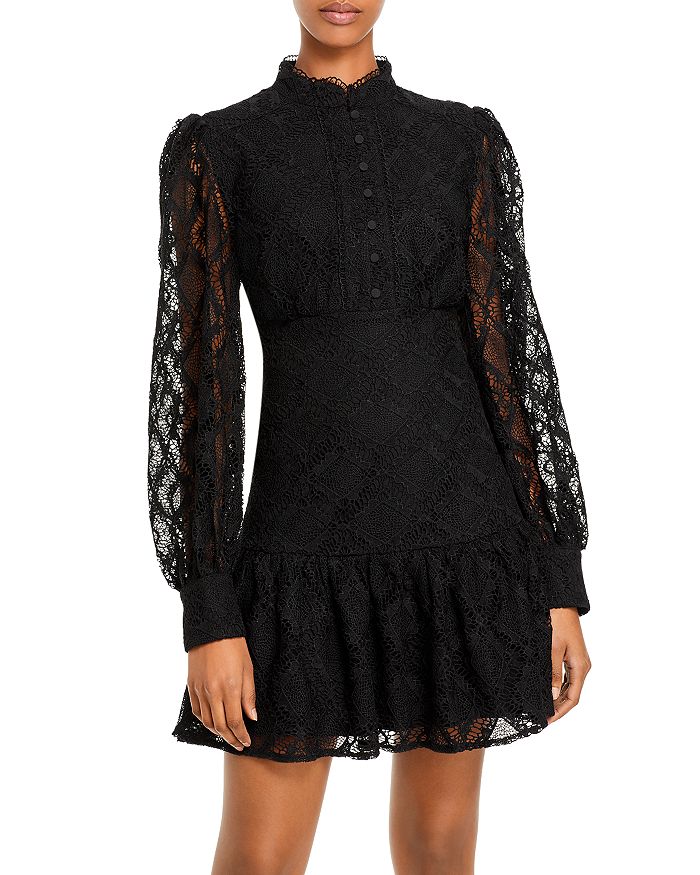 Aqua lace mini dress clearance