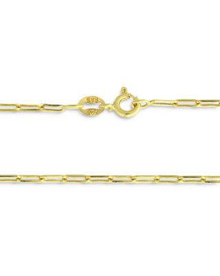 Sterling Paper Clip Bracelet - Exclusive