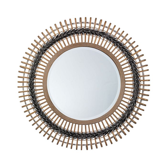 Bloomingdale's Grove Braided Bamboo Mirror - 100% Exclusive In Gray