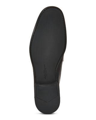 Men's Grandioso Double Gancini Bit Leather Loafers