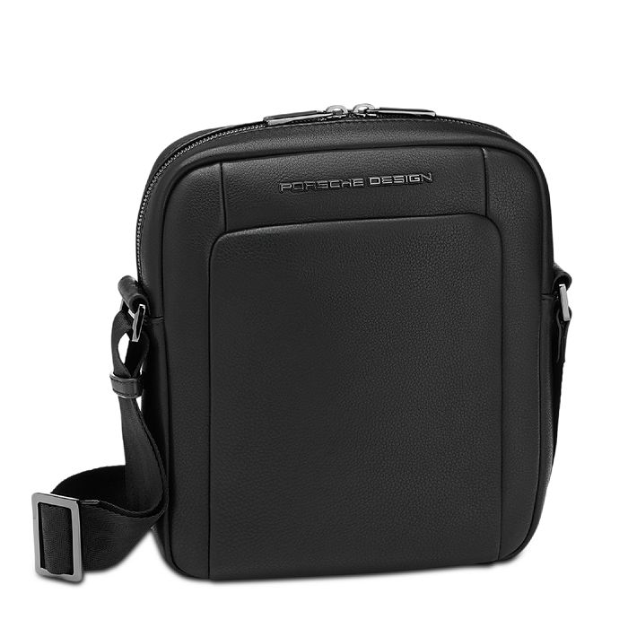 Porsche Design Roadster Leather X-small Shoulder Bag In Black