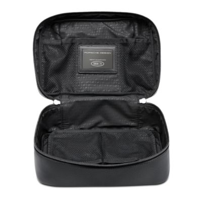 Roadster Leather Wash Bag