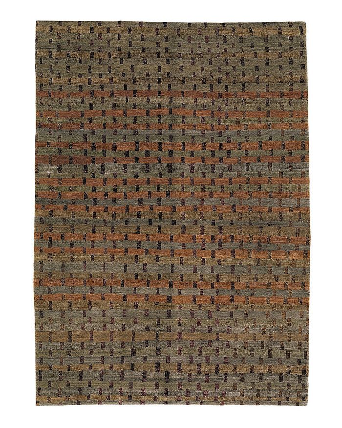 Tufenkian Artisan Carpets Tufenkian Designers Reserve Kevin Walz Rag Weave Area Rug, 12' X 16' In Brown