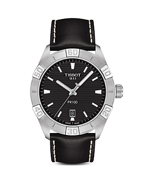 Shop Tissot Pr 100 Watch, 42mm In Black