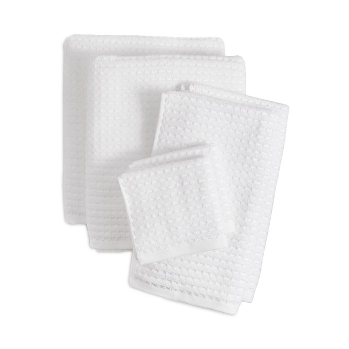 Shop Dkny Quick Dry Towel Set In White