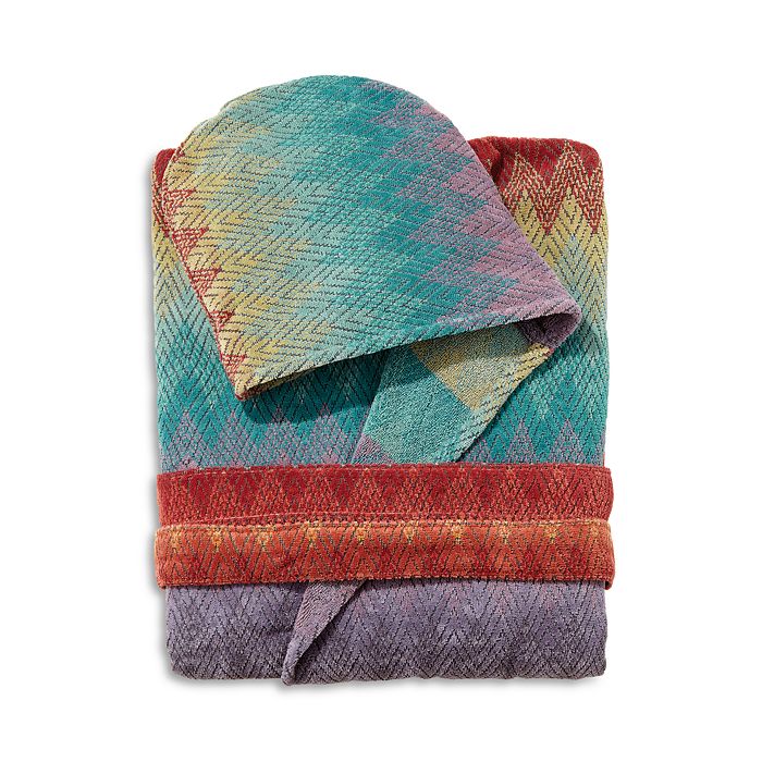 Missoni Missoni Yaco Hooded Cotton Bathrobe Bloomingdale's