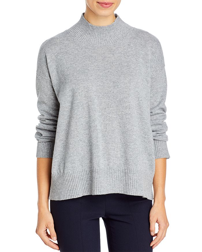 Eileen Fisher Mock Neck Cashmere Pullover Sweater | Bloomingdale's