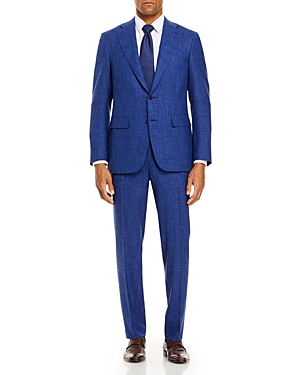Canali Capri Melange Solid Slim Fit Suit