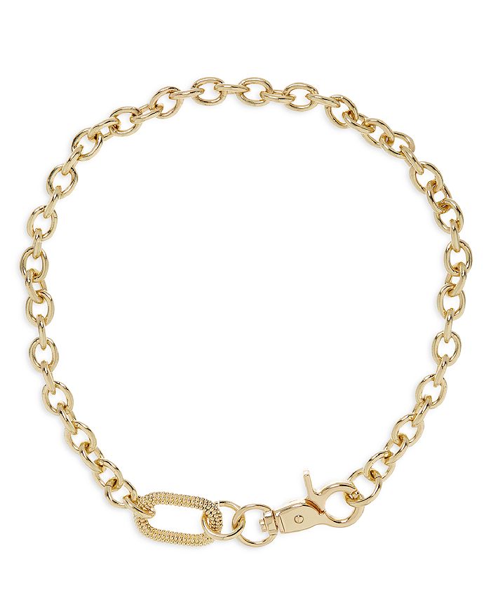 Luv Aj Isla Statement Necklace, 16 In Gold