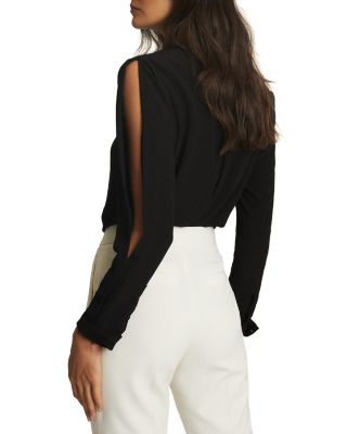 トップス Essentia Her lip to Long Tie Slit Blouse REISS Nora Split Sleeve Blouse | Bloomingdale's Women