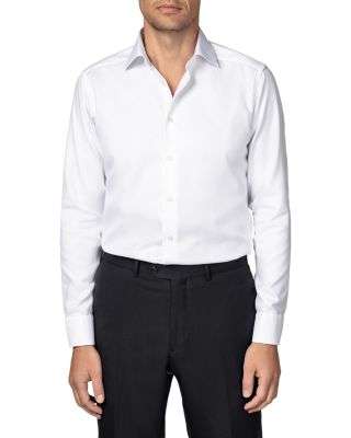 Eton - Contemporary Fit Diagonal Weave Shirt