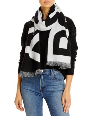 【関税&送料込】Burberry Embroidered Wool Blend Scarf BURBERRY】Embroidered Wool Blend Scarf Burberry Embroidered