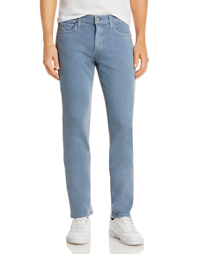 PAIGE Federal Straight Slim Fit Jeans in Vintage Flint Blue ...