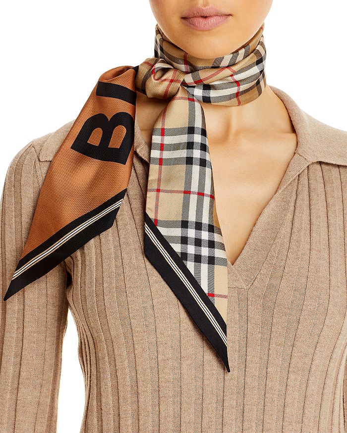 Burberry Scarf Tote Bags for Women