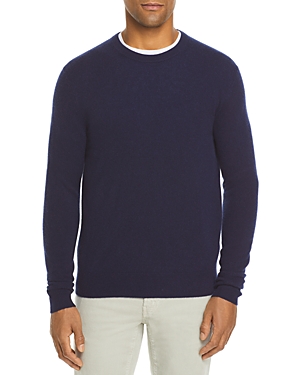 The Men's Store At Bloomingdale's Cashmere Crewneck Sweater - 100% Exclusive In Navy Blue
