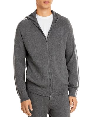 vince cashmere zip hoodie