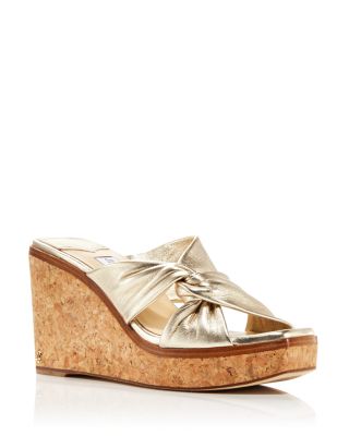 Susina tresa leather sale wedge sandal