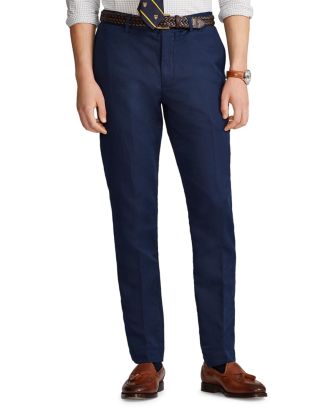 Polo Ralph Lauren Newport Linen-Blend Straight Fit Pants | Bloomingdale's