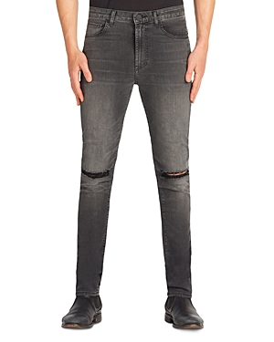 Monfrere Distressed Skinny Fit Jeans In Distressed Oxford