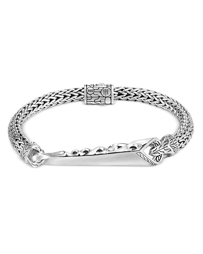 John Hardy Sterling Silver Classic Chain Keris Dagger Station Bracelet In Silver