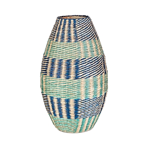 Surya Folly Medium Basket Floor Vase In Multi