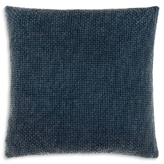 Surya Basketweave Decorative Pillow, 18 X 18 In Navy