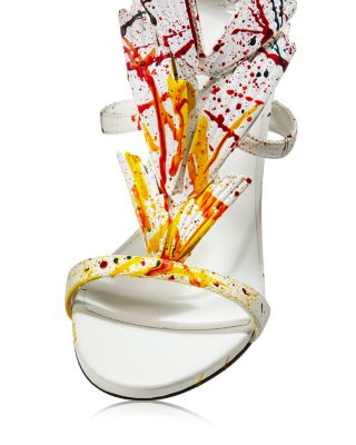 Giuseppe Zanotti Women's 2.0 Cruel Paint Splattered High Giuseppe Zanotti Women's 2.0 Cruel Paint Splattered High