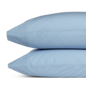 Sky Percale Standard Pillowcase, Pair In Stormy Mist