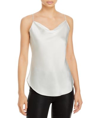 Marta Cowl-Neck Silk Cami
