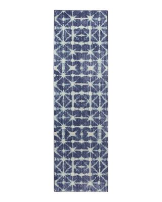 Karastan Expressions Triangle Accordion by Scott Living Runner Area Rug, 2'4 x 7'10