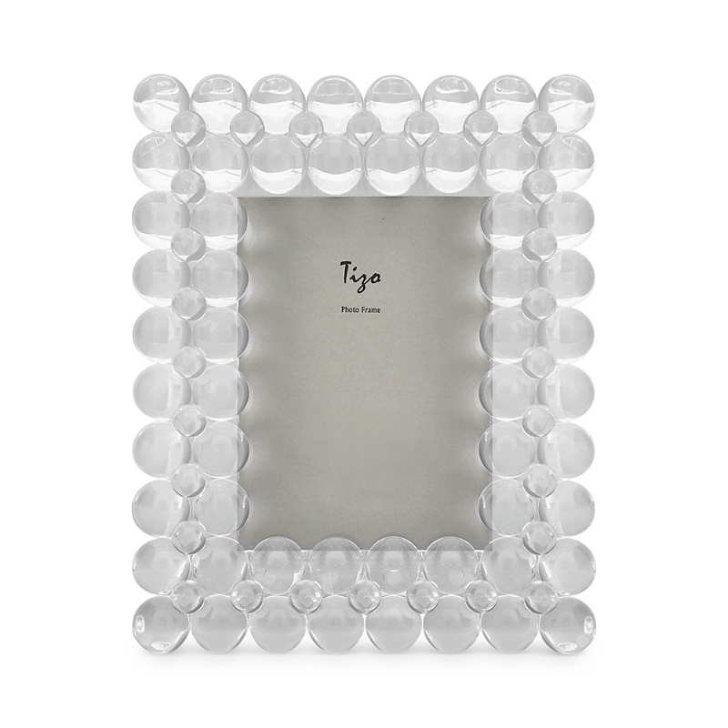 Tizo Clear Crystal Bubble Frame, 4 X 6 In Clear