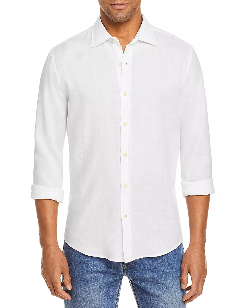 The Men's Store at Bloomingdale's Standard Fit Linen Shirt - Exclusive