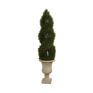 Nearly Natural 5' Double Pond Cypress Artificial Plant In Green