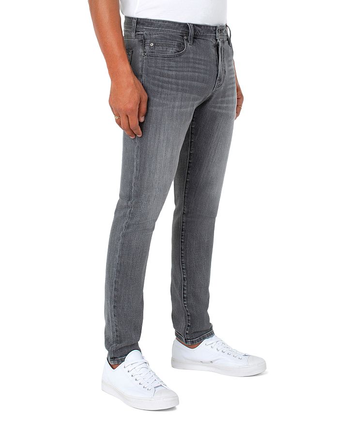 Liverpool Los Angeles Regent Relaxed Straight Gray Jeans In Willow Wash