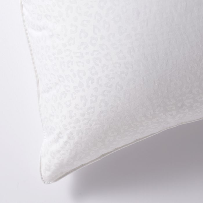 Shop Bloomingdale's My Leopard Pillow With Primaloft, 20 X 28 - 100% Exclusive In White