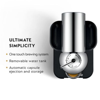 Vertuo by Breville with Aeroccino Milk Frother, Pure Chrome