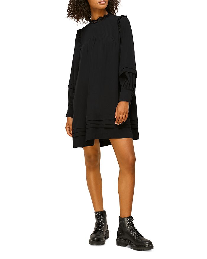 Whistles Pintuck Mini Dress Bloomingdale's