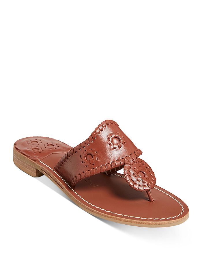 Jack Rogers Women s Natural Flat Sandals Bloomingdale s