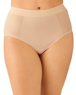 Wacoal Women's Keep Your Cool Shapewear High-cut Brief 808378 In Sand
